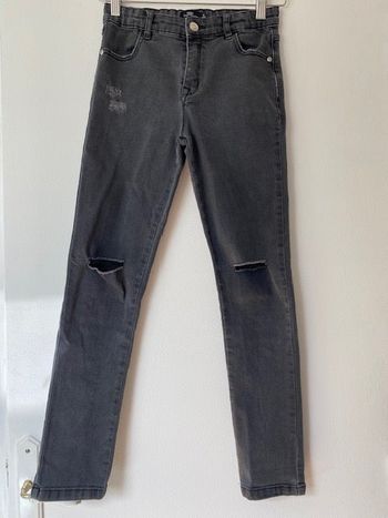 Jean slim effet usé