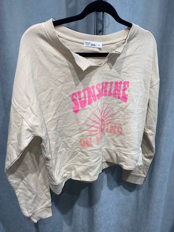 Sweat-shirt beige Hanes "Sunshine"