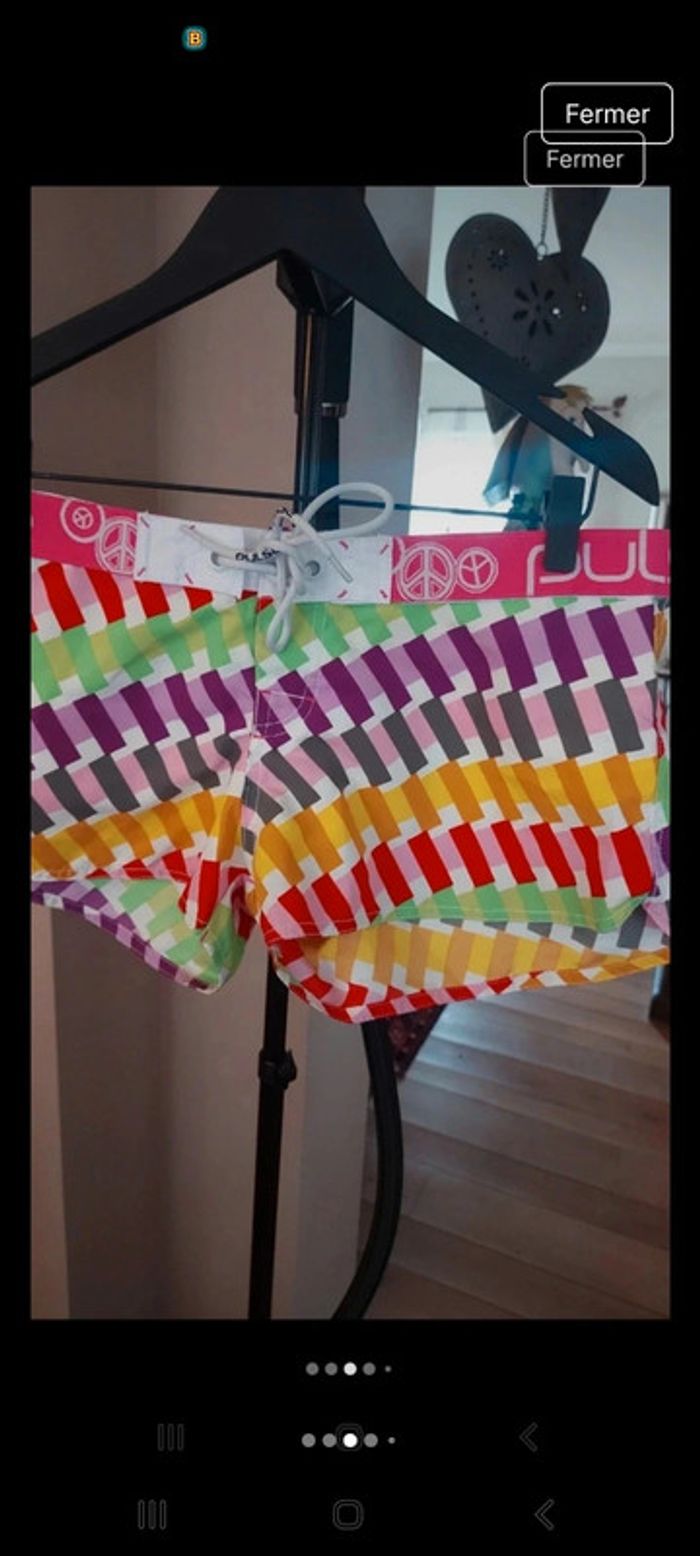 Short de plage Pulse taille L en trés bonne état - photo numéro 3