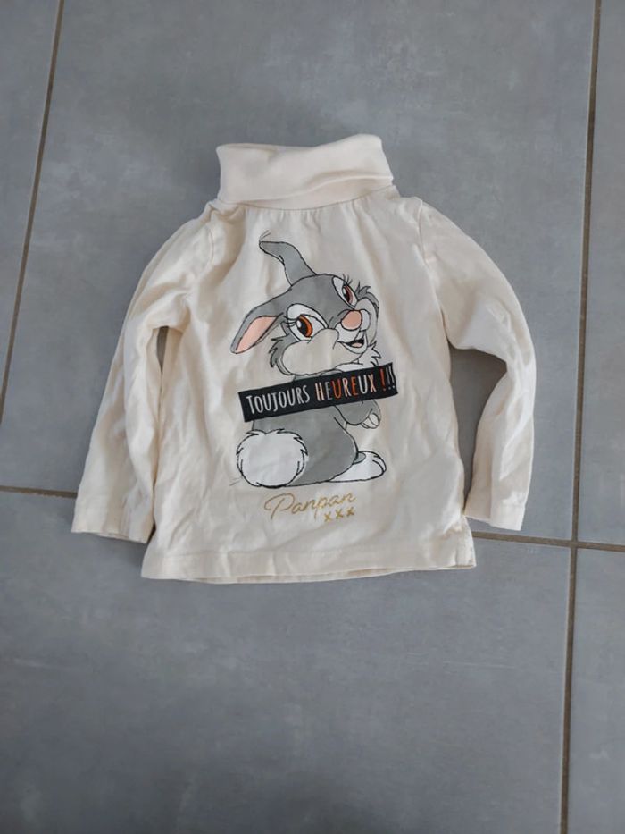 Col roulé coton Disney