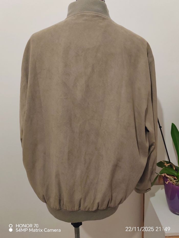 Blouson aspect daim vintage - photo numéro 3