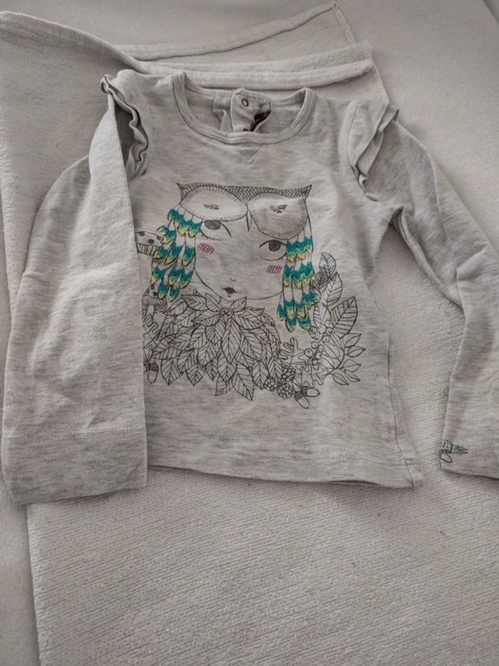 Tee-shirt fille hibou Catimini