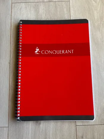 Grand cahier Conquerant