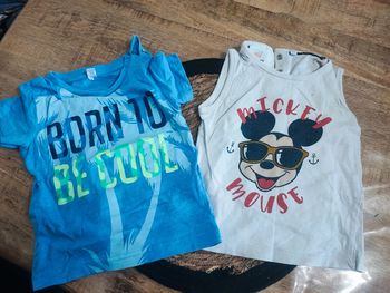Lot 2 tee shirt 18 mois