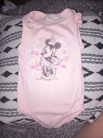Lot 2 bodies action disney minnie taille 74/80cm