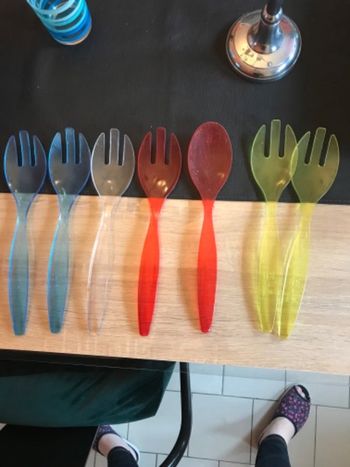 Lot de 7 grande cuillères