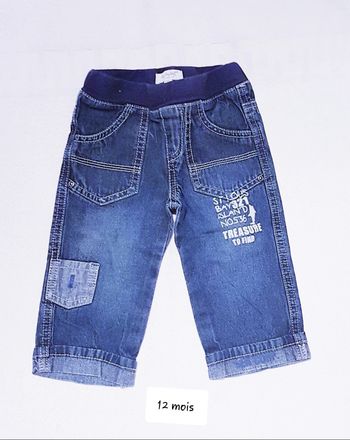 Pantalon alphabet 12 mois