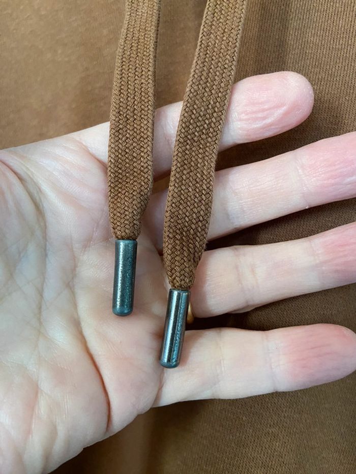 Sweat-shirt à capuche caramel Celio taille M - photo numéro 7