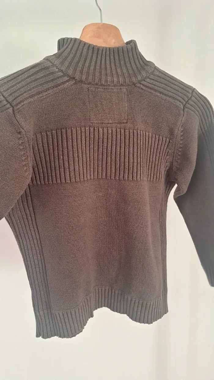Gilet marron garçon 8 ans - photo numéro 2