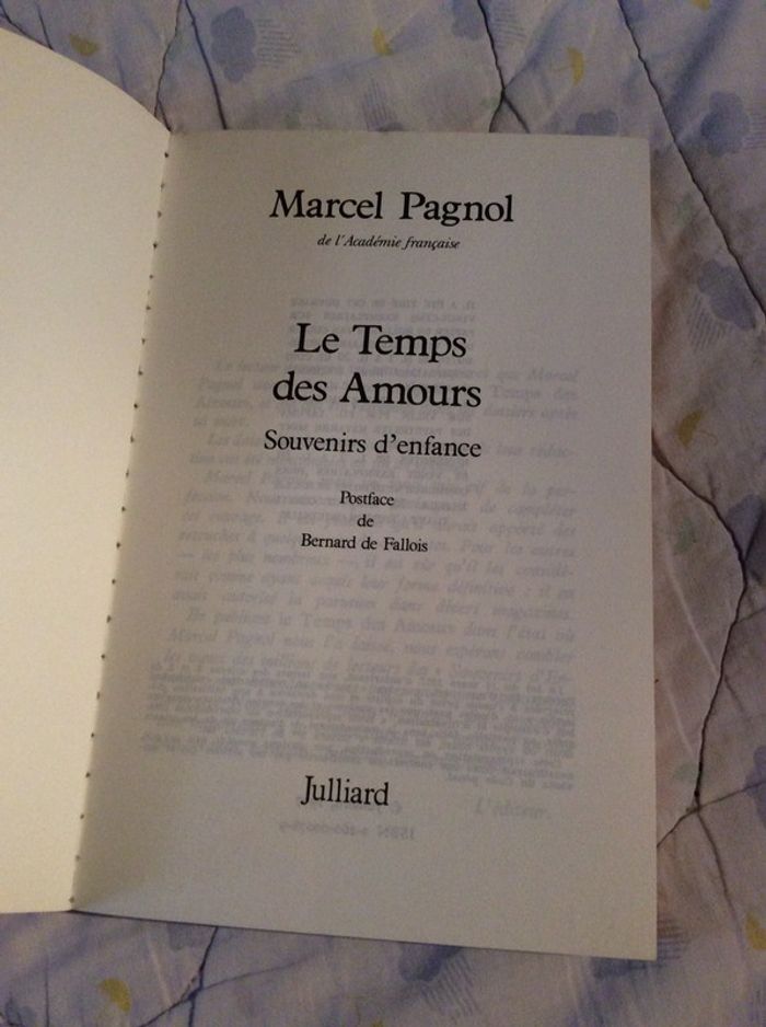 #Marcel Pagnol le temps des amours - photo numéro 3