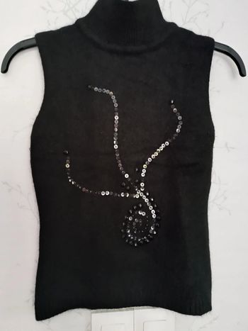 Pull angora noir