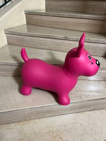 Chien sauteur rose  Ludi
