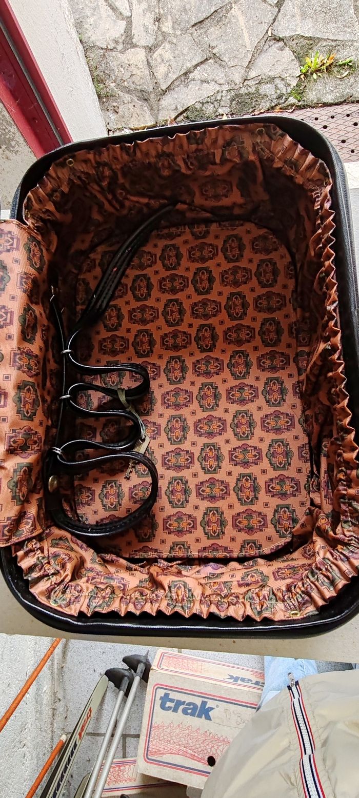 Vanity case rigide en cuir - photo numéro 6