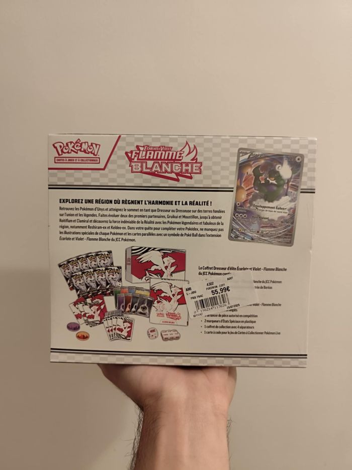 Lot de 2 ETB Pokémon - EV10.5 Foudre Noire & Flamme Blanche - Neuves Scellées - photo numéro 4