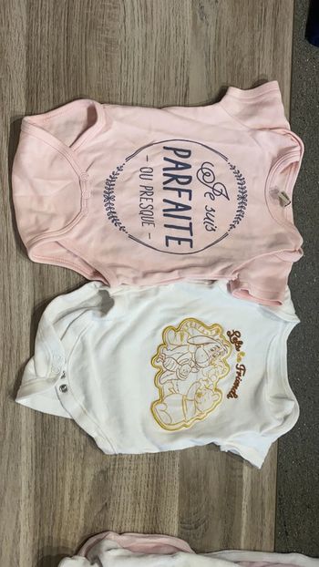 Bodies 3 mois manche courtes