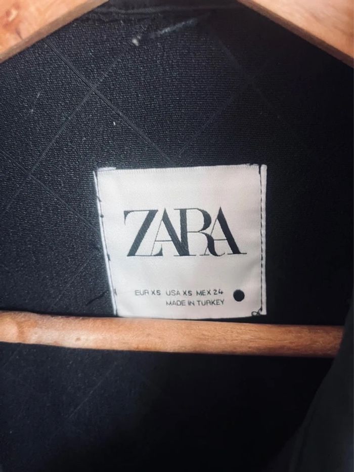 Veste matelassé oversize noir Zara XS - photo numéro 4