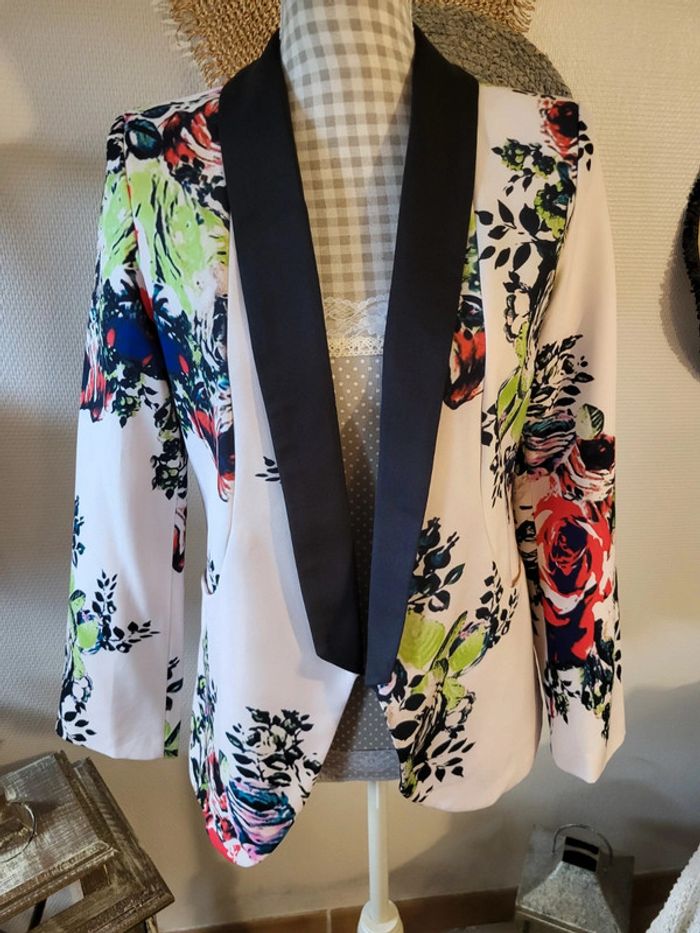 Veste fleurs
