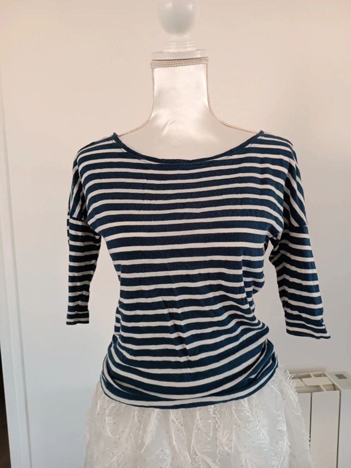 T-shirt manches longues taille s zara
