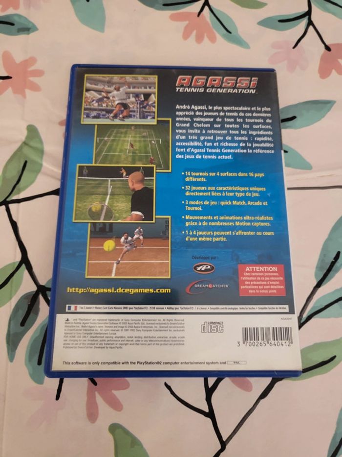 Jeu PlayStation 2 Agassi Tennis Generation - photo numéro 2