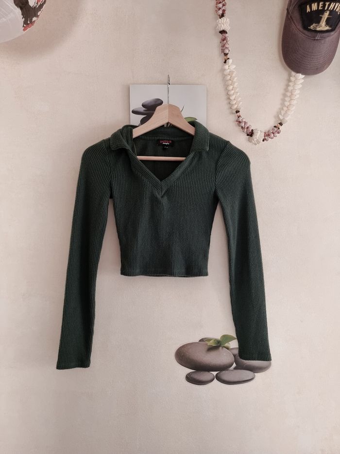 Top court vert foncé - photo numéro 4