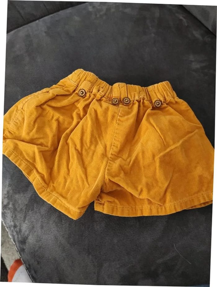 Short en velours 6 mois - photo numéro 2