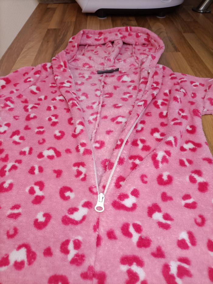 Pyjama tout doux 1 pièce pilou pilou rose rouge blanc 7-8 ans 9th avenue - photo numéro 7