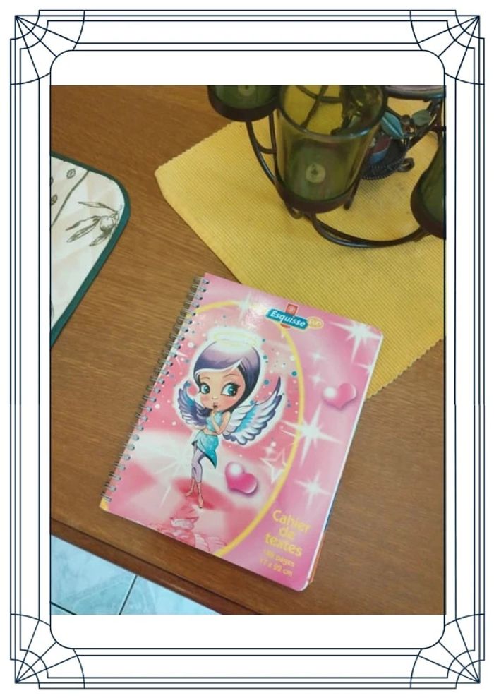 Agenda carnet école 17 x 22 cm fille fée neuf - photo numéro 2