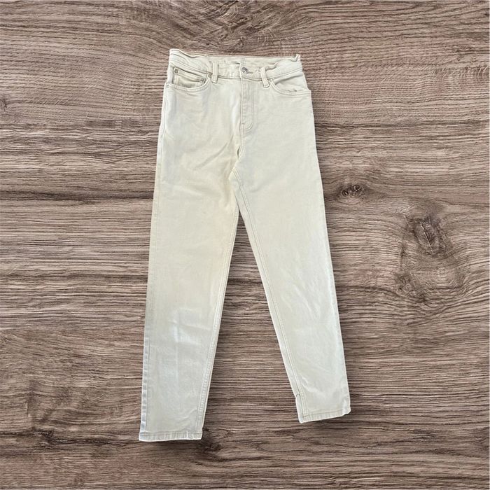 jeans taille haute MNG crème taille 38