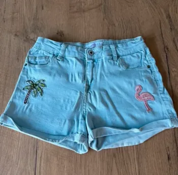 Short en jeans fille 9-10 ans
