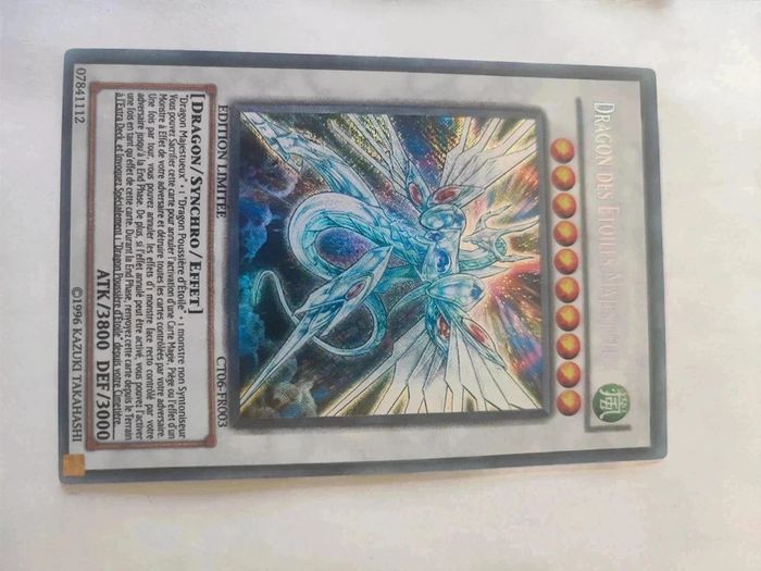 Carte Yu-Gi-Oh! Dragon des étoiles majestueux édition limitée ct06-fr003 - photo numéro 2