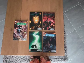 Lot de 5 Marvel - Infinity et gardiens de la galaxie