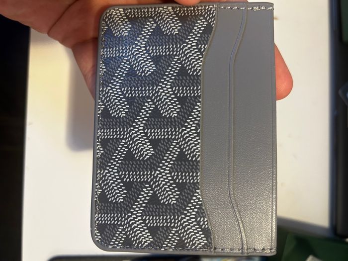 Porte carte goyard neuf couleur gris - photo numéro 9
