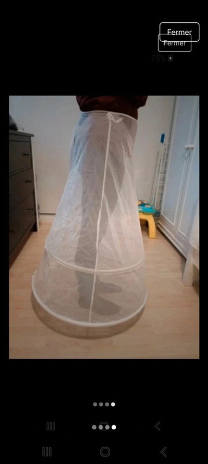 Jupon robe de mariée - photo numéro 4