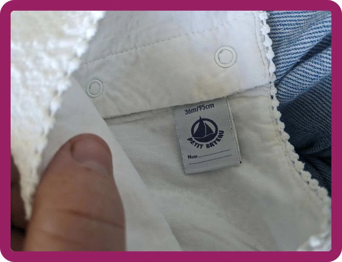 Robe blanche à tulle petit bateau - photo numéro 3