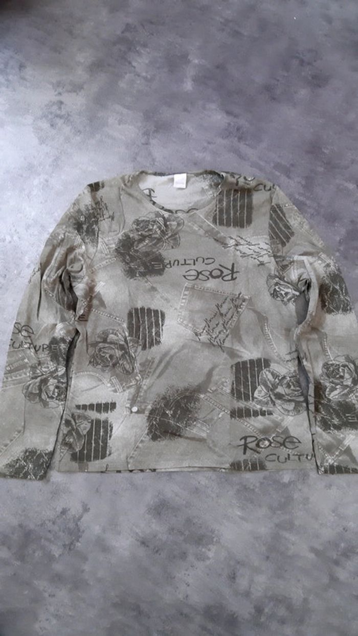 T-shirt manche longue femme