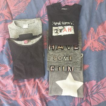 Lot pulls pour fille 10ans 