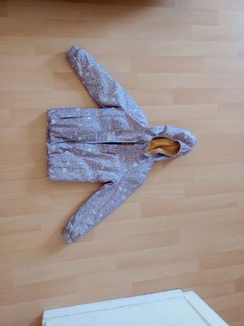 Blouson imperméable fille 5-6 ans c 77