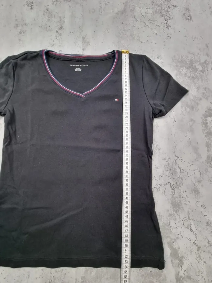 T-shirt Tommy Hilfiger noir – Taille S/36 Femmes - photo numéro 9