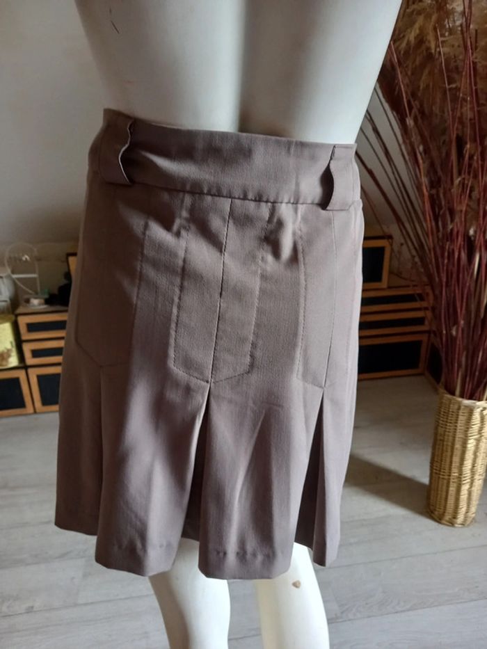 Jupe  beige taille 38 - photo numéro 4
