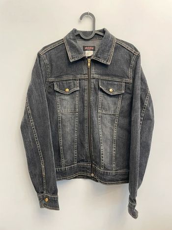 Veste en jean zip zippé rétro vintage 98% coton