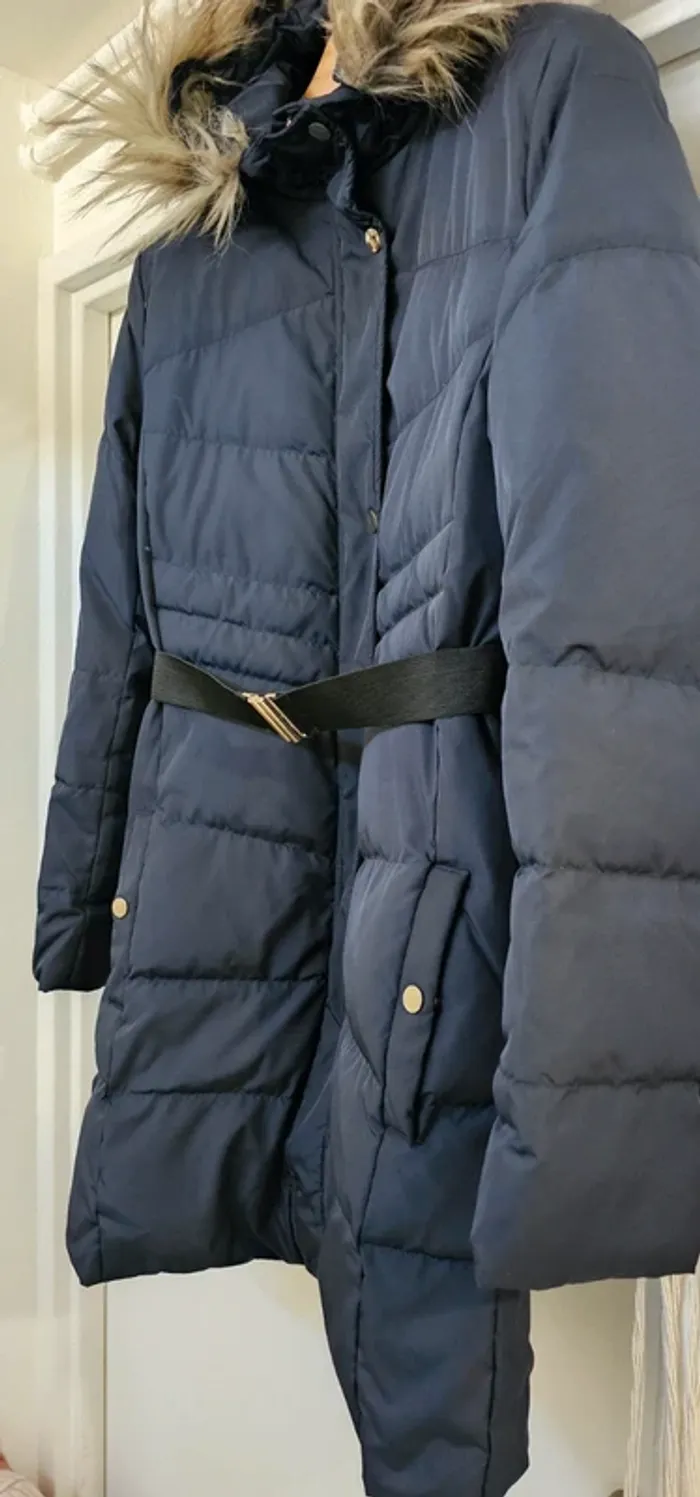 Manteau Doudoune Hiver Duvet Mango Taille 13/14 ans - photo numéro 3