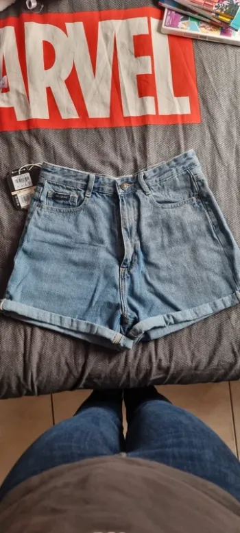 Short en jean