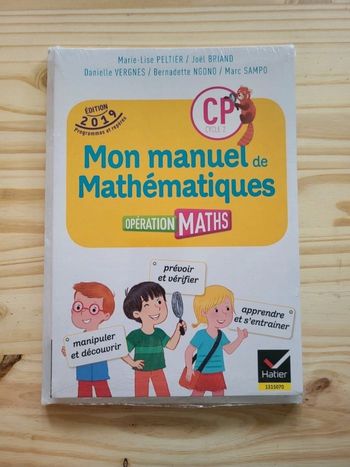 Opération maths CP, 2019, Hatier