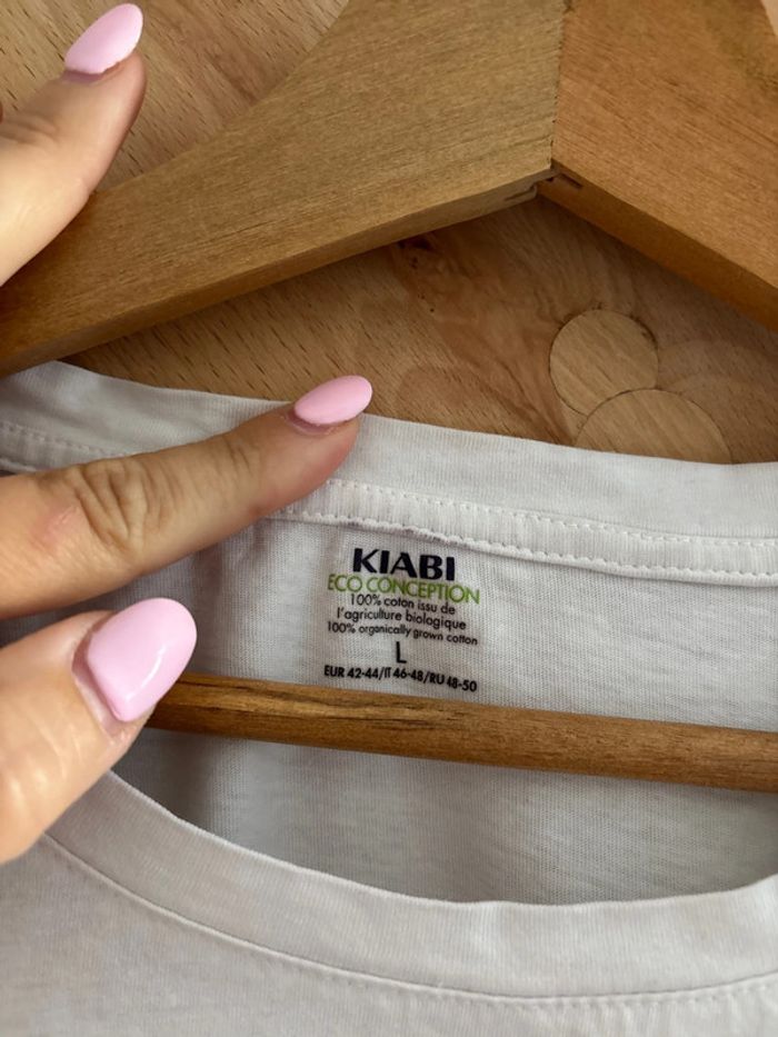 T shirt blanc Kiabi - photo numéro 2