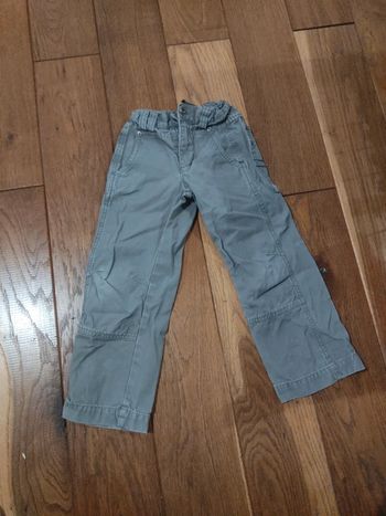 Pantalon large marron