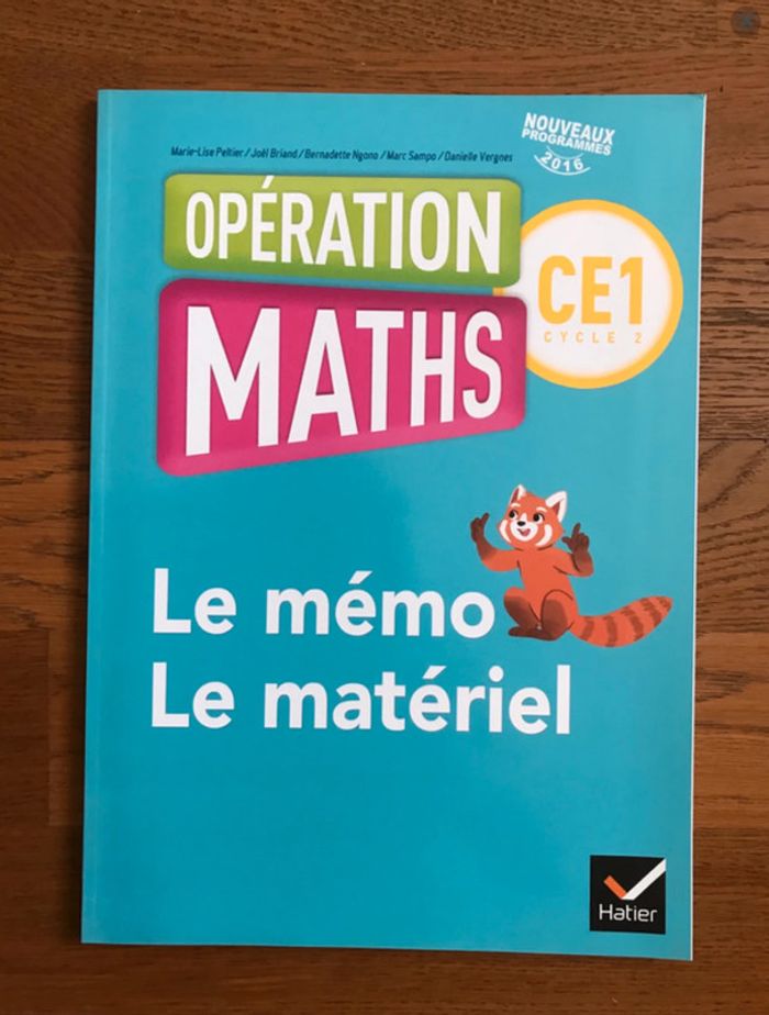 Opération Maths CE1 - Mémo et Matériel