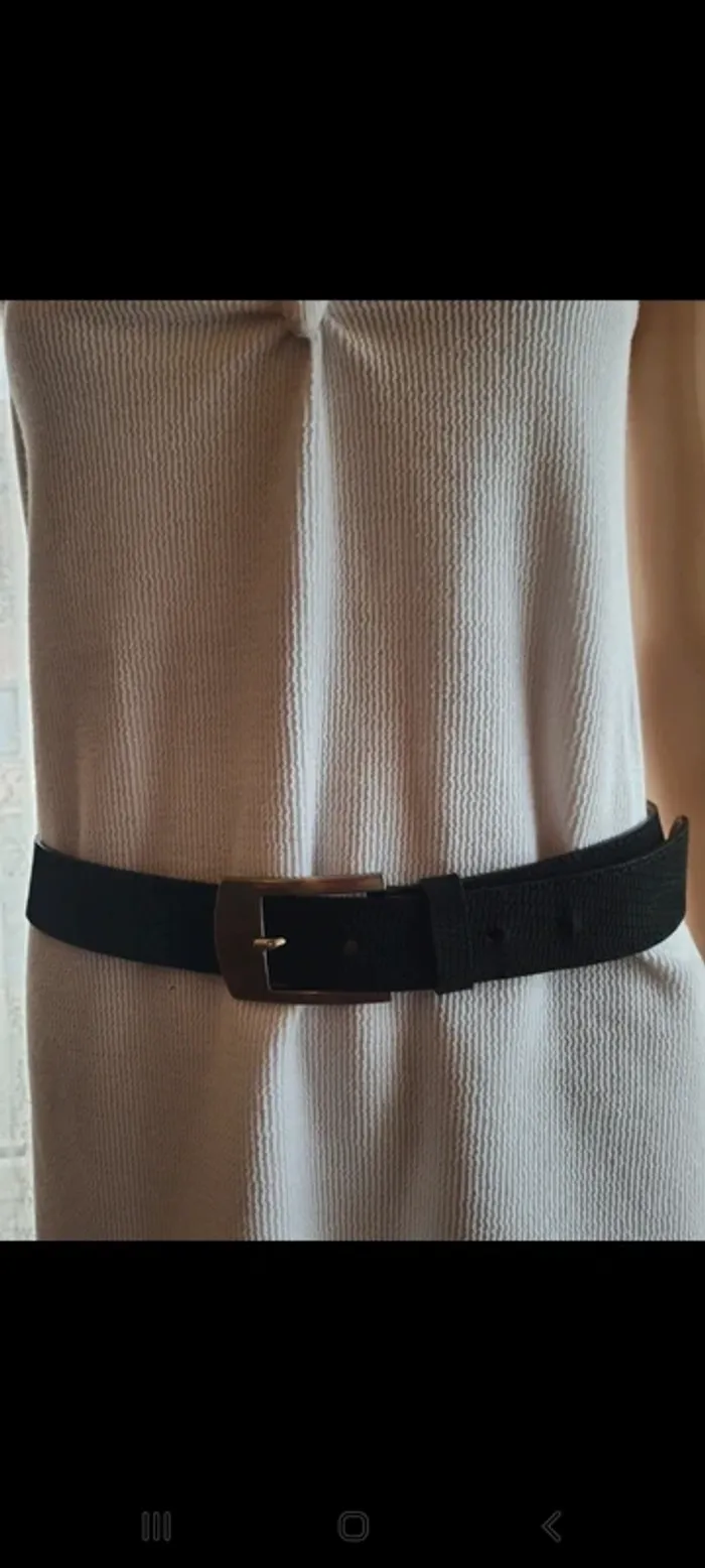 Ceinture homme Angelo de Lombardi cuir 85cm