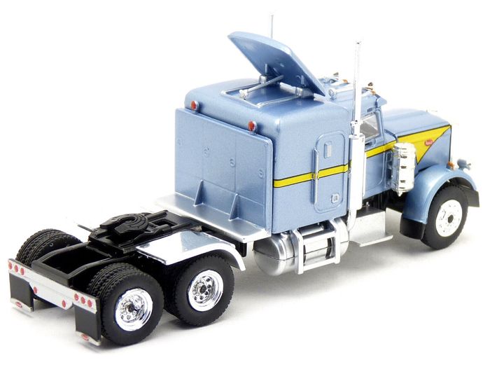 BREKINA 85711 Peterbilt 359 Bleu Métallique  Jaune 1973 échelle 1:87 H0 - photo numéro 2