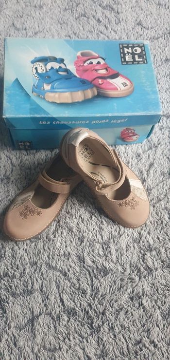 Petites chaussures style ballerines Noël- taille 29