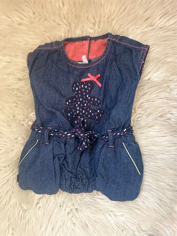 Fille 👧🏻 Robe lulu en jean taille 3 mois